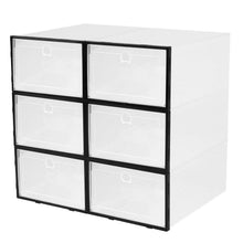 Load image into Gallery viewer, Stackable Shoe Storage Bin Transparent Dustproof