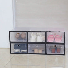 Load image into Gallery viewer, Stackable Shoe Storage Bin Transparent Dustproof