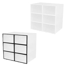 Load image into Gallery viewer, Stackable Shoe Storage Bin Transparent Dustproof