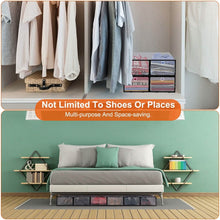 Load image into Gallery viewer, Stackable Shoe Storage Bin Transparent Dustproof