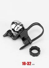 Load image into Gallery viewer, Stainless Bicycle Bell Ring Bike Horn Ordinary Handlebar Bell Horn Crisp Sound Safety Bike Alarm Bell With Mounting Lock Plate Bicycle Bike Bell Classic Bicycle Bell Makes Loud Sound For Road Bike Mountain Bike Sports
