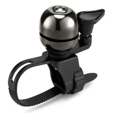Load image into Gallery viewer, Stainless Bicycle Bell Ring Bike Horn Ordinary Handlebar Bell Horn Crisp Sound Safety Bike Alarm Bell With Mounting Lock Plate Bicycle Bike Bell Classic Bicycle Bell Makes Loud Sound For Road Bike Mountain Bike Sports