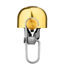 Load image into Gallery viewer, Stainless Bicycle Bell Ring Bike Horn Ordinary Handlebar Bell Horn Crisp Sound Safety Bike Alarm Bell With Mounting Lock Plate Bicycle Bike Bell Classic Bicycle Bell Makes Loud Sound For Road Bike Mountain Bike Sports
