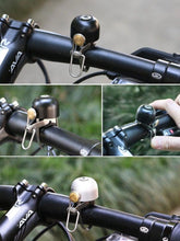 Load image into Gallery viewer, Stainless Bicycle Bell Ring Bike Horn Ordinary Handlebar Bell Horn Crisp Sound Safety Bike Alarm Bell With Mounting Lock Plate Bicycle Bike Bell Classic Bicycle Bell Makes Loud Sound For Road Bike Mountain Bike Sports