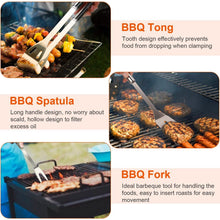 Load image into Gallery viewer, Stainless Steel BBQ Grill Tool Kit