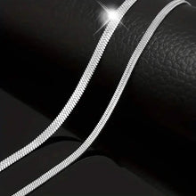 Load image into Gallery viewer, Stainless Steel Blade Unisex Flat Snake Clavicle Chain