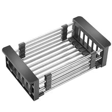 Load image into Gallery viewer, Stainless Steel Frame Drain Basket Telescopic Sink Frame