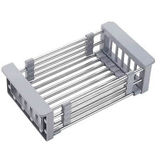 Load image into Gallery viewer, Stainless Steel Frame Drain Basket Telescopic Sink Frame