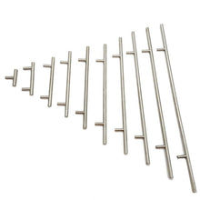 Load image into Gallery viewer, Stainless Steel Kitchen Door Cabinet T Bar Handle Pull Knob cabinet Knobs Furniture Handle Cupboard Drawer Handle Stainless Steel Hollow Bar Drawer Pulls Cupboard Knob for Kitchen Furniture Hardware