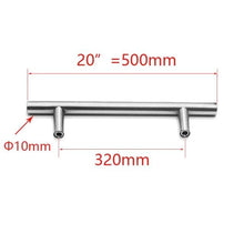 Load image into Gallery viewer, Stainless Steel Kitchen Door Cabinet T Bar Handle Pull Knob cabinet Knobs Furniture Handle Cupboard Drawer Handle Stainless Steel Hollow Bar Drawer Pulls Cupboard Knob for Kitchen Furniture Hardware
