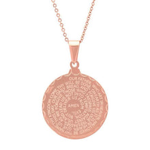 Load image into Gallery viewer, Stainless Steel Lord's and Serenity Prayer Pendant for Women