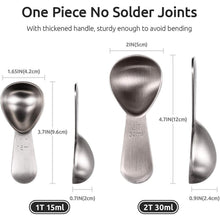 Load image into Gallery viewer, Stainless Steel Measuring Coffee Scoop