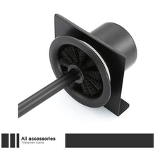 Load image into Gallery viewer, Stainless Steel Toilet Brush Holder Black Wall Mounted Toilet Bowl Brush Holder For Bathroom Cleaning Kit