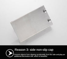 Load image into Gallery viewer, Stainless Steel Toilet Paper Holder Bathroom Wall Mount Paper Phone Holder Shelf Towel Roll Shelf Accessories Bathroom Tissue Roll Holder With Phone Shelf Stainless Steel Tissue Paper Dispenser Brushed Finished Wall Mount