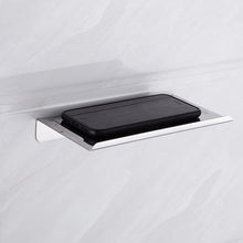 Load image into Gallery viewer, Stainless Steel Toilet Paper Holder Bathroom Wall Mount WC Paper Phone Holder Shelf Towel Roll shelf Accessories Toilet Paper Holder With Phone Shelf Aluminum Bathroom Accessories Tissue Roll Dispenser Storage Rack, Wall Mounted Modern Paper Towel Adapter