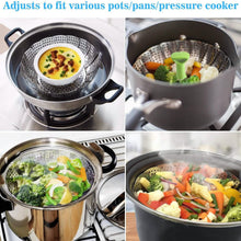 Load image into Gallery viewer, Stainless Steel Vegetable Steamer Basket