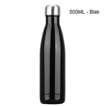 Load image into Gallery viewer, Stainless Steel Water Bottle BPA Free Thermos Water Beer Thermos 500ml for Sport Bottles Double-Wall Insulated Vacuum Flask Double-Walled Insulated Vacuum Flask Stainless Steel Drinking Bottle