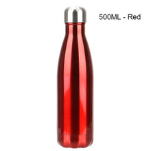 Load image into Gallery viewer, Stainless Steel Water Bottle BPA Free Thermos Water Beer Thermos 500ml for Sport Bottles Double-Wall Insulated Vacuum Flask Double-Walled Insulated Vacuum Flask Stainless Steel Drinking Bottle
