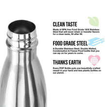 Load image into Gallery viewer, Stainless Steel Water Bottle BPA Free Thermos Water Beer Thermos 500ml for Sport Bottles Double-Wall Insulated Vacuum Flask Double-Walled Insulated Vacuum Flask Stainless Steel Drinking Bottle