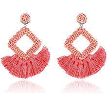 Load image into Gallery viewer, Statement Boho Drop Earrings
