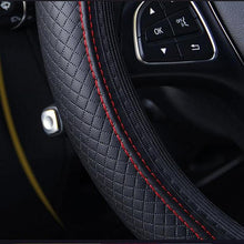 Load image into Gallery viewer, Steering Wheel Cover Braid On The Steering Wheel Cover Auto Car Steering Wheel Cover Wear-resistant Anti-slip Car Accessories Microfiber Breathable Wheel Cover Car Accessories Warm Steering Wheel Cover Winter Cool Summer Cover Interior