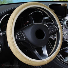 Load image into Gallery viewer, Steering Wheel Cover Braid On The Steering Wheel Cover Auto Car Steering Wheel Cover Wear-resistant Anti-slip Car Accessories Microfiber Breathable Wheel Cover Car Accessories Warm Steering Wheel Cover Winter Cool Summer Cover Interior