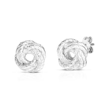 Load image into Gallery viewer, Sterling Silver Love Knot Earring