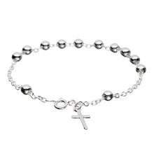 Load image into Gallery viewer, Sterling Silver Rosary Bracelet