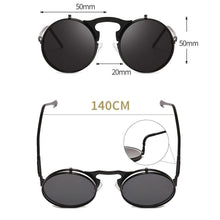 Load image into Gallery viewer, Stlylish And Attractive Long Keeper Sunglasses New Flip Sun Glasses For Men & Women Double Lens Clear Alloy Frame Eyewear Eyeglasses Colourfull Design