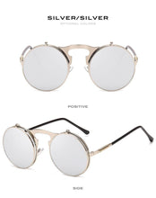 Load image into Gallery viewer, Stlylish And Attractive Long Keeper Sunglasses New Flip Sun Glasses For Men & Women Double Lens Clear Alloy Frame Eyewear Eyeglasses Colourfull Design