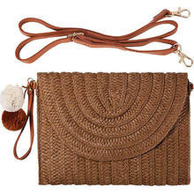 Load image into Gallery viewer, Straw Handmade Shoulder Bag