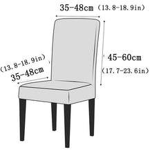 Load image into Gallery viewer, Stretch Bar Stool Slipcover Kitchen Chair Protector with Floral Pattern Spandex Chair Seat Cover for Home Classic Stretch Chair Covers Dining Room Elastic Slipcover For Chairs Kitchen Spandex Case Living Room Office Home Decoration
