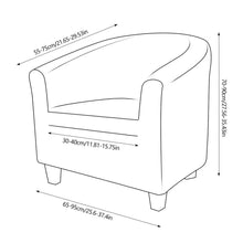 Load image into Gallery viewer, Stretch Cover for Armchair Sofa Couch Living Room 1 Seat Sofa Couch Armchair Cover Elastic Sofa Slipcover Single Seater Furniture Couch Armchair Cover