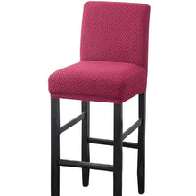 Load image into Gallery viewer, Stretch High-Hoot Bar Stool Chair Cover Polar Fleece Solid Color Bar Cafe Front Desk Restaurant Wedding Chair Protective Cover Stretch Chair Cover For Dining Room Elastic Material Slipcover For Office Chair