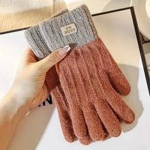 Load image into Gallery viewer, Stretch Knit Wool Full Finger Mittens