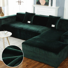 Load image into Gallery viewer, Stretchable Couch Cover Lounge Sofa Slipcover Furniture Cover Machine Washable Elasticated Sofa Covers Chaise Longue For Living Room Corner Armchair Elastic Cushion Couch Furniture 3 Seater Slipcover For Home