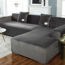 Load image into Gallery viewer, Stretchable Couch Cover Lounge Sofa Slipcover Furniture Cover Machine Washable Elasticated Sofa Covers Chaise Longue For Living Room Corner Armchair Elastic Cushion Couch Furniture 3 Seater Slipcover For Home