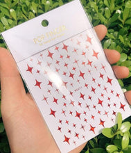 Load image into Gallery viewer, Stripe Line Nail Sticker Decal Thin Lining Line Art Self-Adhesive Peel Off Silver /Gold /White /Black Gold Stickers Accessories Strip Line Nail Decal Self-Adhesive 3D Wave Decal Decoration Metallic Curve Design Decoration for Women Girls