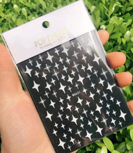 Load image into Gallery viewer, Stripe Line Nail Sticker Decal Thin Lining Line Art Self-Adhesive Peel Off Silver /Gold /White /Black Gold Stickers Accessories Strip Line Nail Decal Self-Adhesive 3D Wave Decal Decoration Metallic Curve Design Decoration for Women Girls