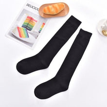 Load image into Gallery viewer, Striped Long Warm Thigh High Stockings Women's Casual Tube Thigh High Socks for School Over Knee High Socks for girls