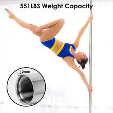 Load image into Gallery viewer, Stripper Dance Pole 45mm Spinning Static Dancing Pole