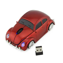 Load image into Gallery viewer, Stylish 2.4G Wireless Mouse Car Shape Computer USB Mice 1200DPI Office Mouse Unique 3D Sports Car Design Gamer Mouse