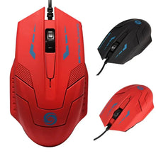 Load image into Gallery viewer, Stylish 3 Buttons Colorful Optical USB Wired Mouse Wired Gaming Mouse with 2400DPI High Precision Mouse Buttons