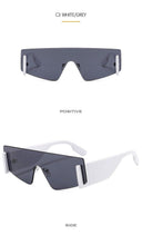 Load image into Gallery viewer, Stylish Big Rimless Classic Sunglasses In Square Shape For Women & Men New Oversize & Retro Style Sunglasses Rectangle Shape Eyewear Shades Oversized Fashion Sunglasses For Women