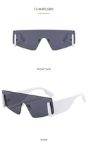 Load image into Gallery viewer, Stylish Big Rimless Classic Sunglasses In Square Shape For Women & Men New Oversize & Retro Style Sunglasses Rectangle Shape Eyewear Shades Oversized Fashion Sunglasses For Women