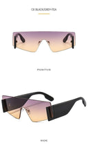 Load image into Gallery viewer, Stylish Big Rimless Classic Sunglasses In Square Shape For Women & Men New Oversize & Retro Style Sunglasses Rectangle Shape Eyewear Shades Oversized Fashion Sunglasses For Women