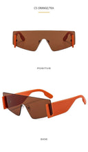 Load image into Gallery viewer, Stylish Big Rimless Classic Sunglasses In Square Shape For Women & Men New Oversize & Retro Style Sunglasses Rectangle Shape Eyewear Shades Oversized Fashion Sunglasses For Women