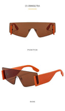 Load image into Gallery viewer, Stylish Big Rimless Classic Sunglasses In Square Shape For Women & Men New Oversize & Retro Style Sunglasses Rectangle Shape Eyewear Shades Oversized Fashion Sunglasses For Women