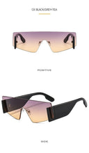 Load image into Gallery viewer, Stylish Big Rimless Classic Sunglasses In Square Shape For Women & Men New Oversize & Retro Style Sunglasses Rectangle Shape Eyewear Shades Oversized Fashion Sunglasses For Women