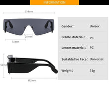 Load image into Gallery viewer, Stylish Big Rimless Classic Sunglasses In Square Shape For Women & Men New Oversize & Retro Style Sunglasses Rectangle Shape Eyewear Shades Oversized Fashion Sunglasses For Women
